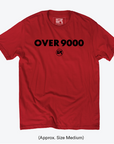 ~CLOTHING: Men's FITTED OVER 9000 T-SHIRT