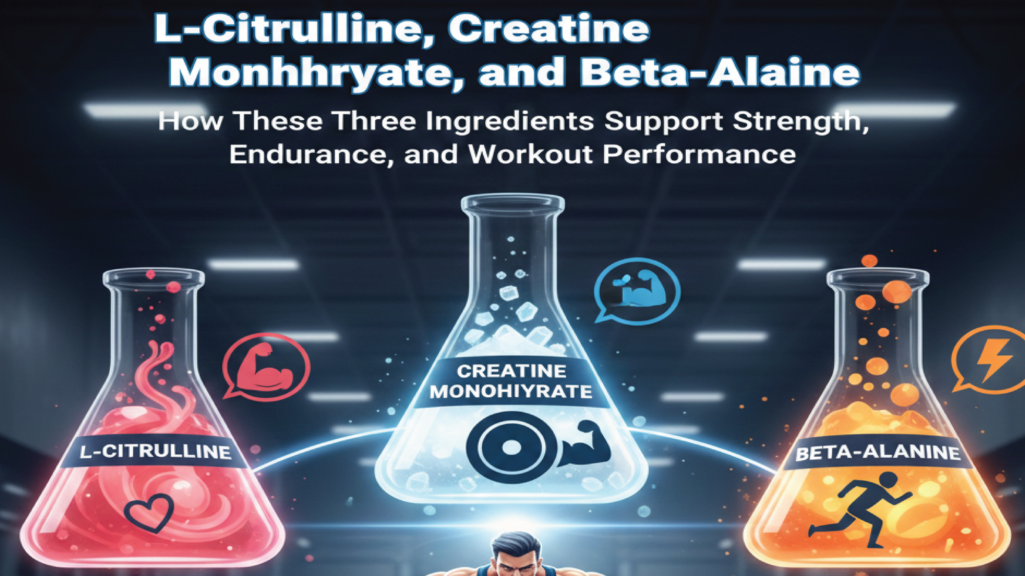L-Citrulline, Creatine Monohydrate, and Beta-Alanine: How These Three Ingredients Support Strength, Endurance, and Workout Performance