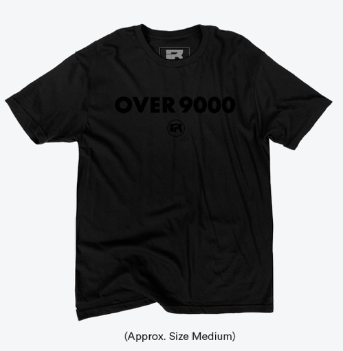 ~CLOTHING: Men's FITTED OVER 9000 T-SHIRT